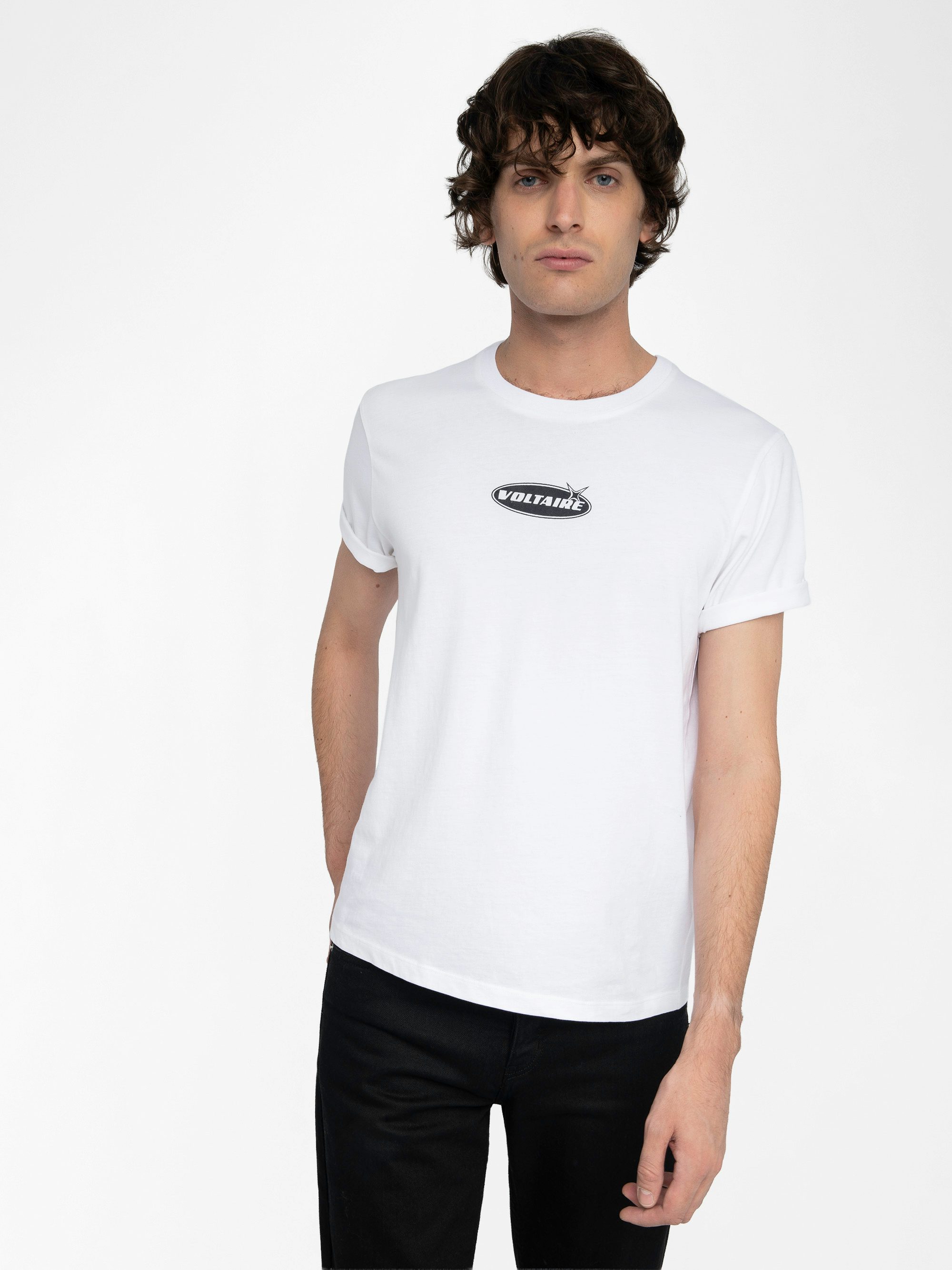 Tommy T-shirt - Short-sleeved t-shirt adorned with a signature badge at the front.